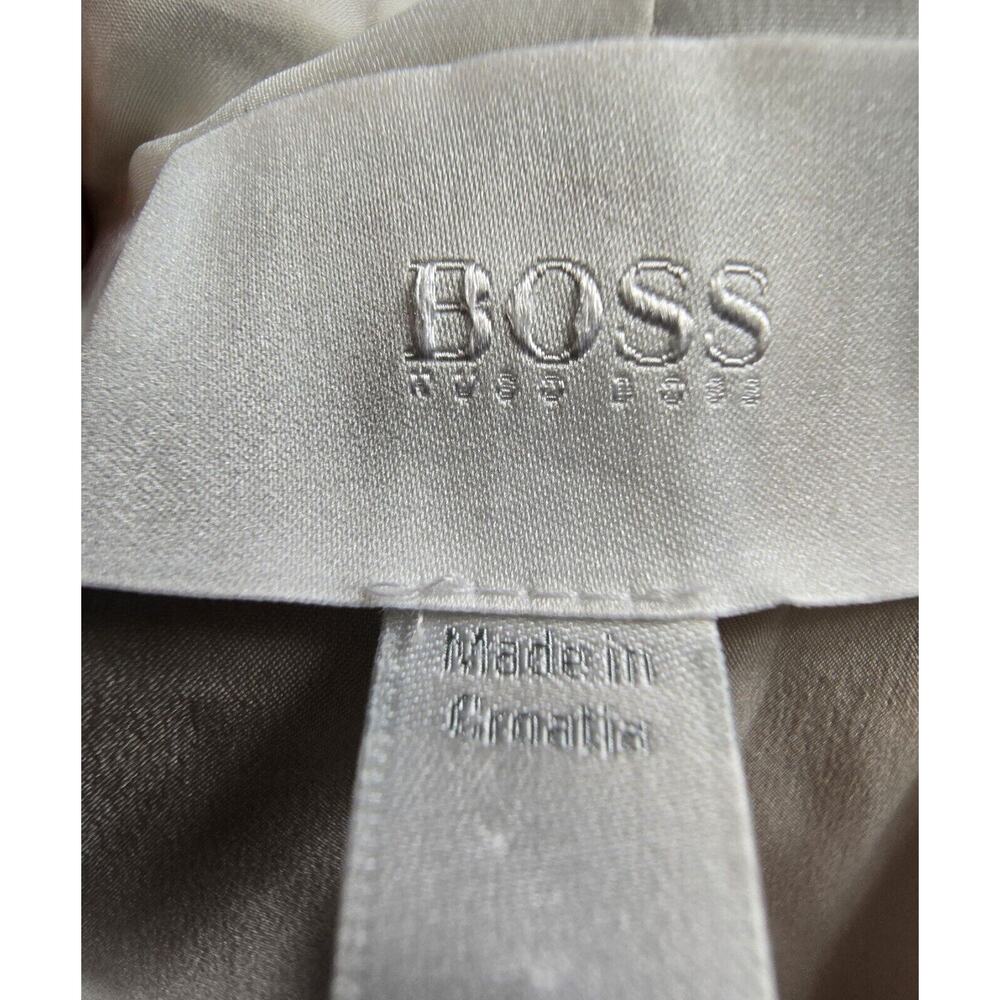 Hugo Boss Womens Jimelana 98% Wool Blazer 2-Button Front Gray Size 12 - Picture 6 of 10